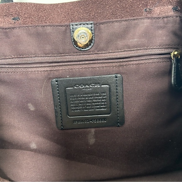 Coach Black Derby Tote - Picture 5 of 8